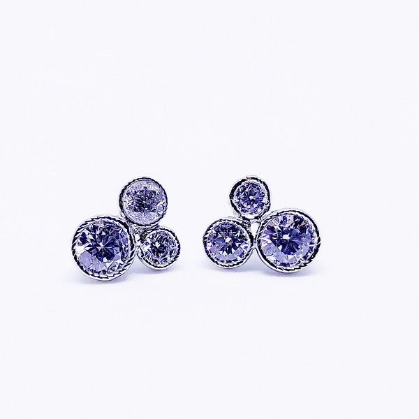Disney - Tops Earrings - White